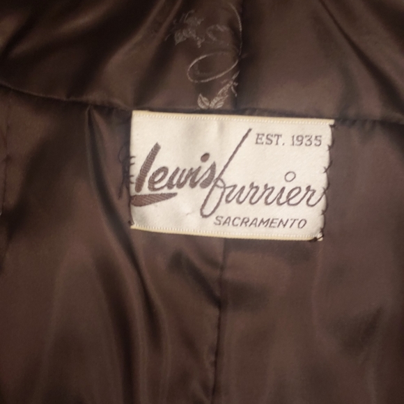 Vintage 1940's fur caplet - Picture 2 of 3